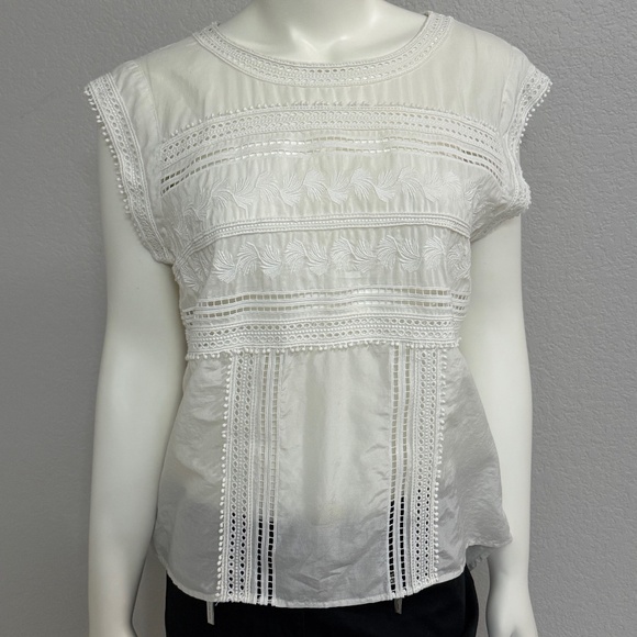 Veronica Beard Silk Blend Top - Picture 1 of 9